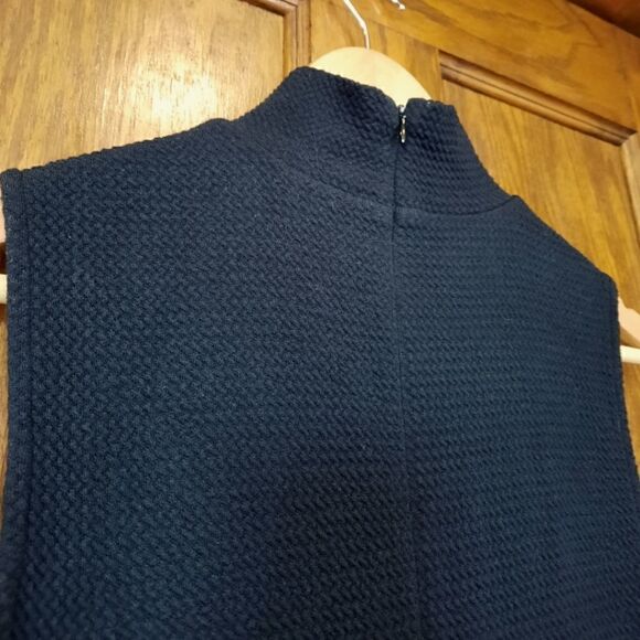 APT 9 Sleeveless Dress Mock Neck Midi Navy - Picture 9 of 12